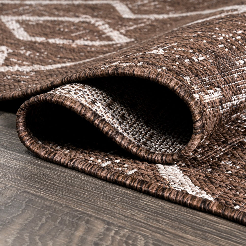 Funchat Carwa Tribal Diamond Trellis Indoor/Outdoor Area Rug