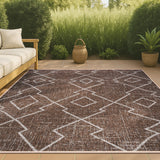 Funchat Carwa Tribal Diamond Trellis Indoor/Outdoor Area Rug