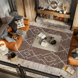 Funchat Carwa Tribal Diamond Trellis Indoor/Outdoor Area Rug