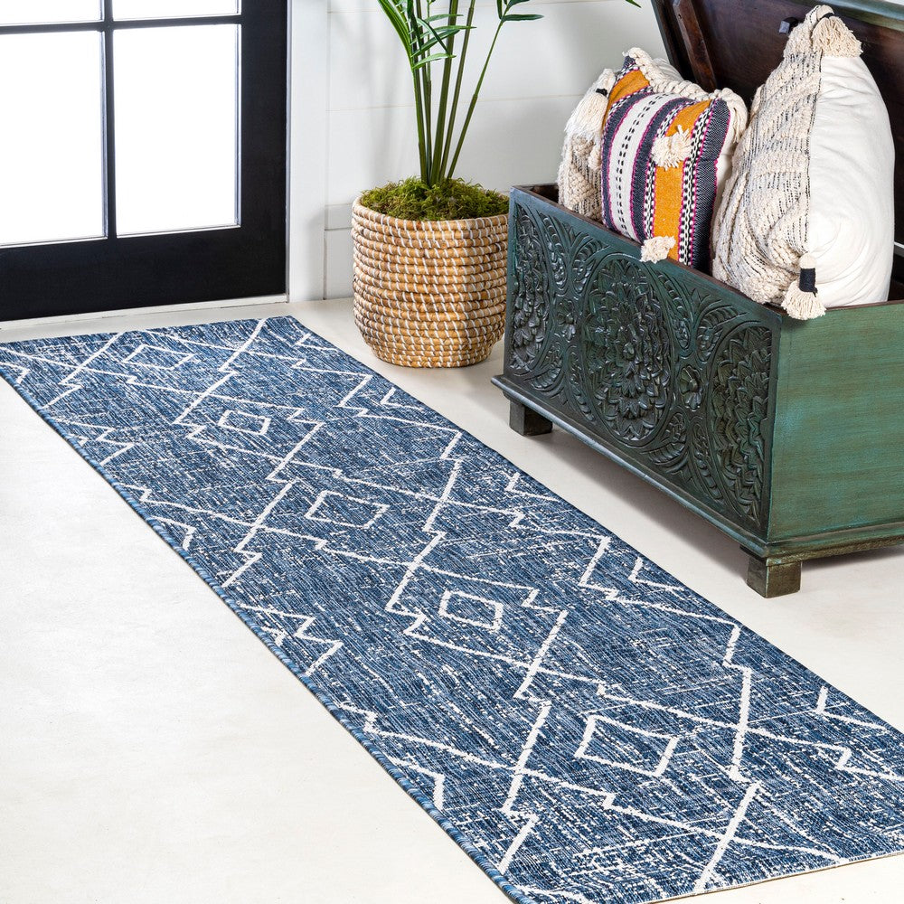 Funchat Carwa Tribal Diamond Trellis Indoor/Outdoor Area Rug