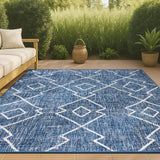 Funchat Carwa Tribal Diamond Trellis Indoor/Outdoor Area Rug