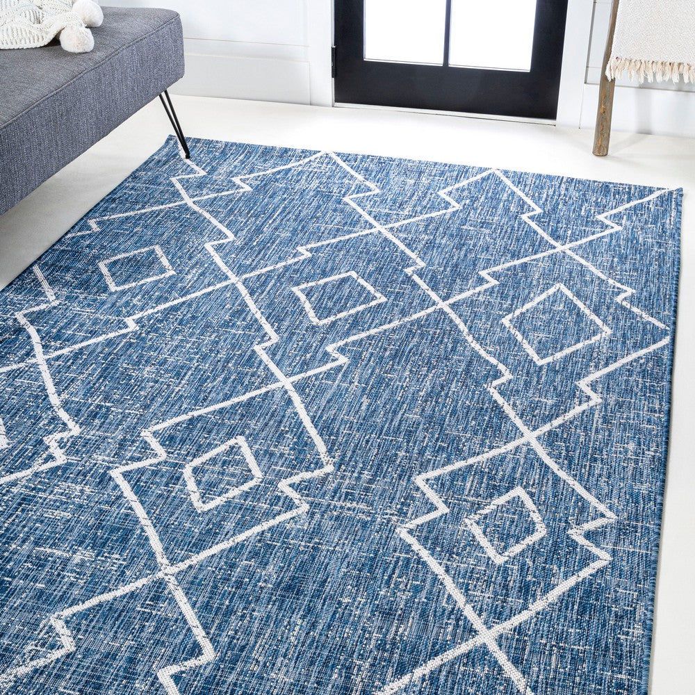 Funchat Carwa Tribal Diamond Trellis Indoor/Outdoor Area Rug