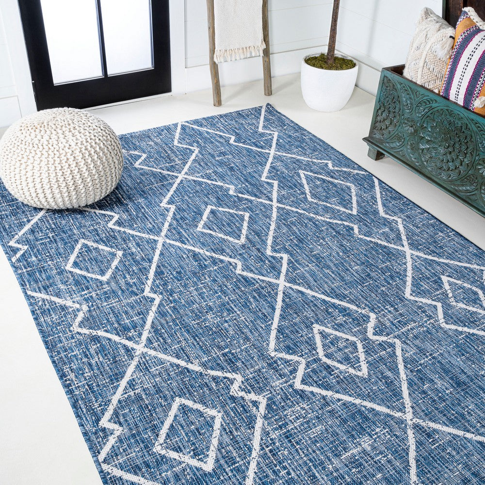 Funchat Carwa Tribal Diamond Trellis Indoor/Outdoor Area Rug
