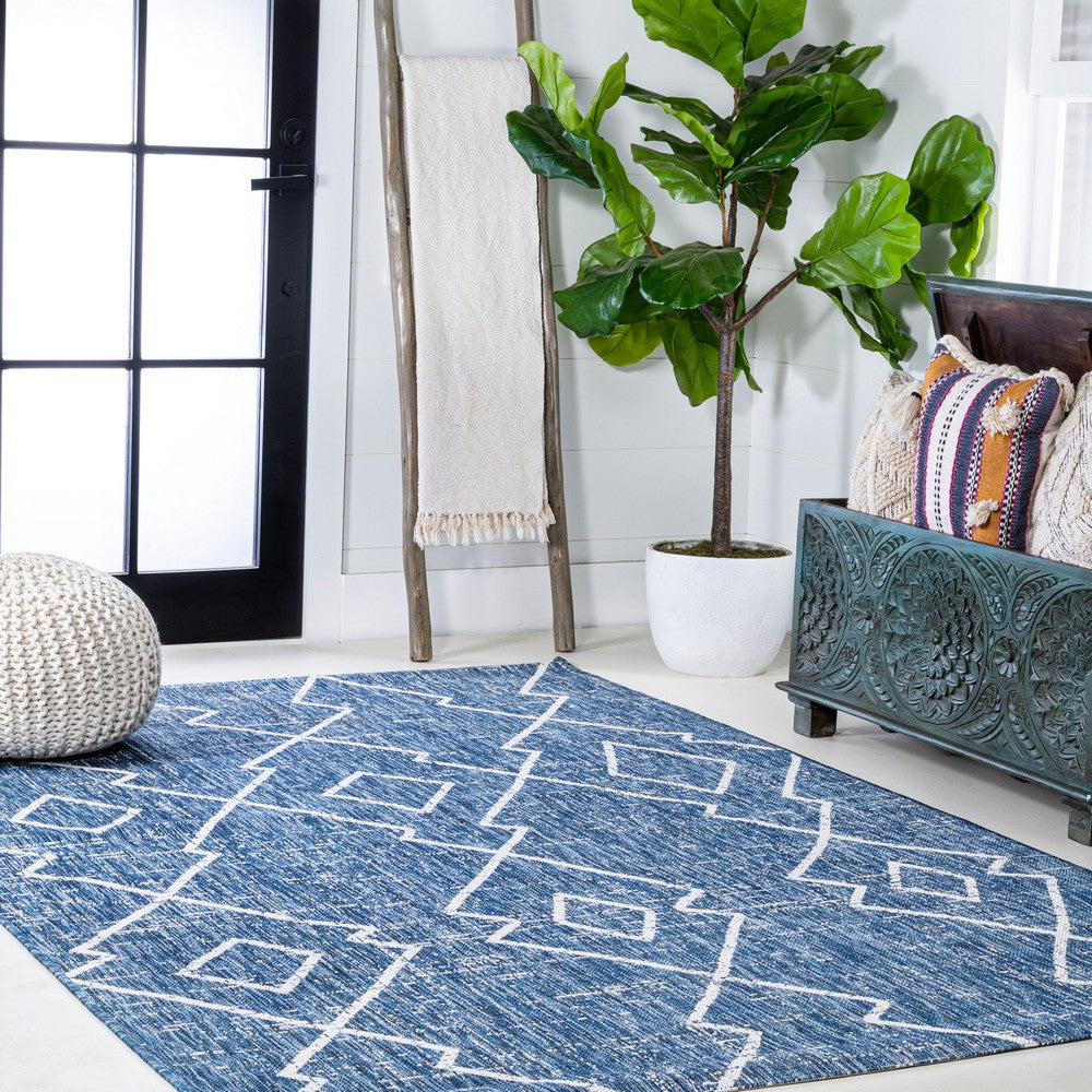 Funchat Carwa Tribal Diamond Trellis Indoor/Outdoor Area Rug