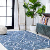 Funchat Carwa Tribal Diamond Trellis Indoor/Outdoor Area Rug