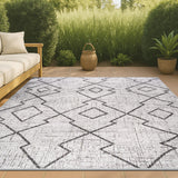 Funchat Carwa Tribal Diamond Trellis Indoor/Outdoor Area Rug