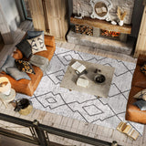 Funchat Carwa Tribal Diamond Trellis Indoor/Outdoor Area Rug