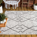 Funchat Carwa Tribal Diamond Trellis Indoor/Outdoor Area Rug