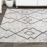 Funchat Carwa Tribal Diamond Trellis Indoor/Outdoor Area Rug