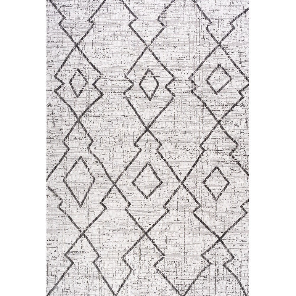 Funchat Carwa Tribal Diamond Trellis Indoor/Outdoor Area Rug
