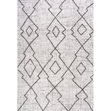 Funchat Carwa Tribal Diamond Trellis Indoor/Outdoor Area Rug