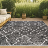 Funchat Carwa Tribal Diamond Trellis Indoor/Outdoor Area Rug