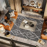 Funchat Carwa Tribal Diamond Trellis Indoor/Outdoor Area Rug