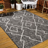 Funchat Carwa Tribal Diamond Trellis Indoor/Outdoor Area Rug