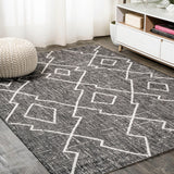 Funchat Carwa Tribal Diamond Trellis Indoor/Outdoor Area Rug