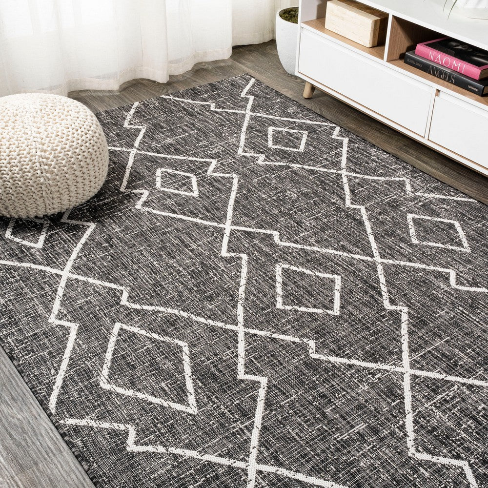 Funchat Carwa Tribal Diamond Trellis Indoor/Outdoor Area Rug