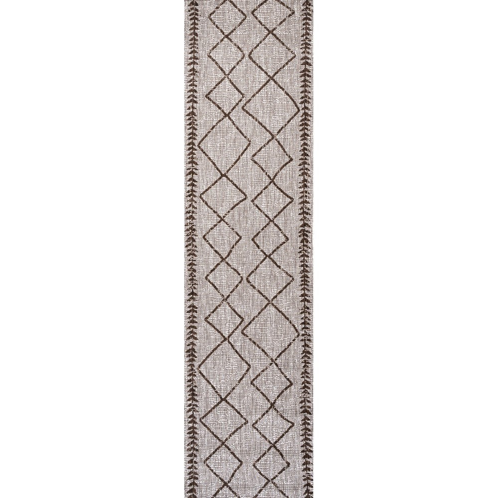 Gandra Derya Tribal Diamond Trellis Indoor/Outdoor Area Rug