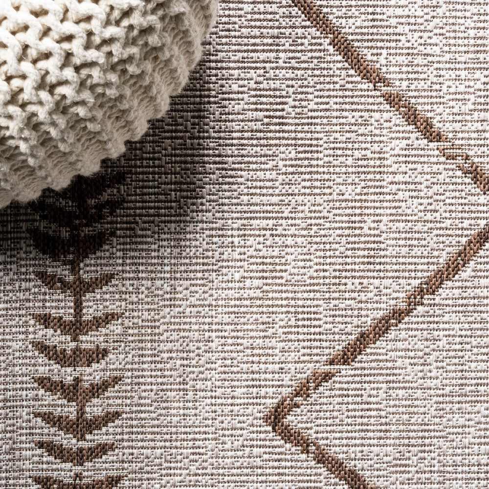 Gandra Derya Tribal Diamond Trellis Indoor/Outdoor Area Rug