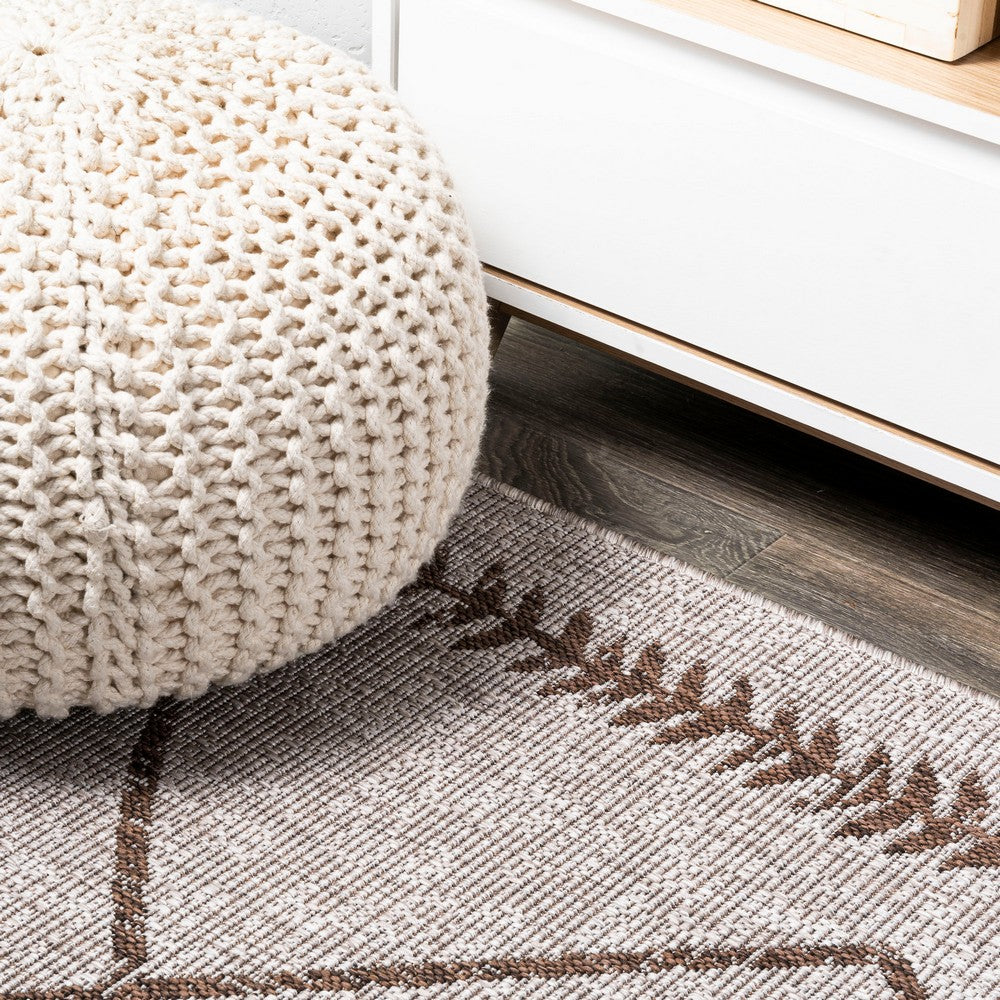 Gandra Derya Tribal Diamond Trellis Indoor/Outdoor Area Rug