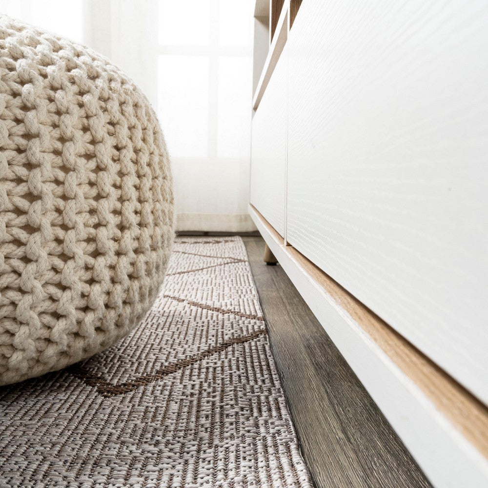 Gandra Derya Tribal Diamond Trellis Indoor/Outdoor Area Rug