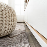 Gandra Derya Tribal Diamond Trellis Indoor/Outdoor Area Rug