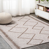 Gandra Derya Tribal Diamond Trellis Indoor/Outdoor Area Rug