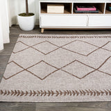 Gandra Derya Tribal Diamond Trellis Indoor/Outdoor Area Rug