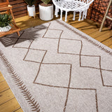 Gandra Derya Tribal Diamond Trellis Indoor/Outdoor Area Rug