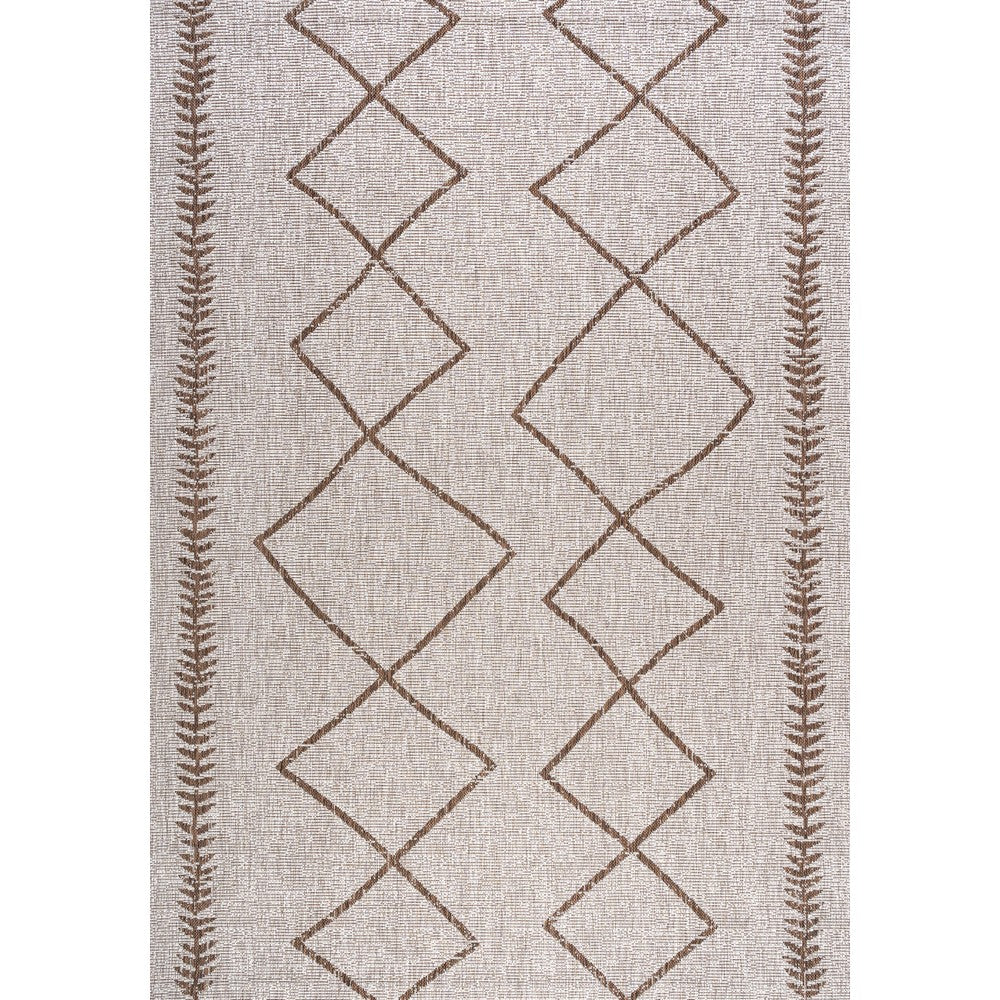 Gandra Derya Tribal Diamond Trellis Indoor/Outdoor Area Rug