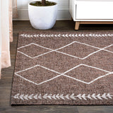 Gandra Derya Tribal Diamond Trellis Indoor/Outdoor Area Rug