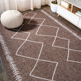 Gandra Derya Tribal Diamond Trellis Indoor/Outdoor Area Rug