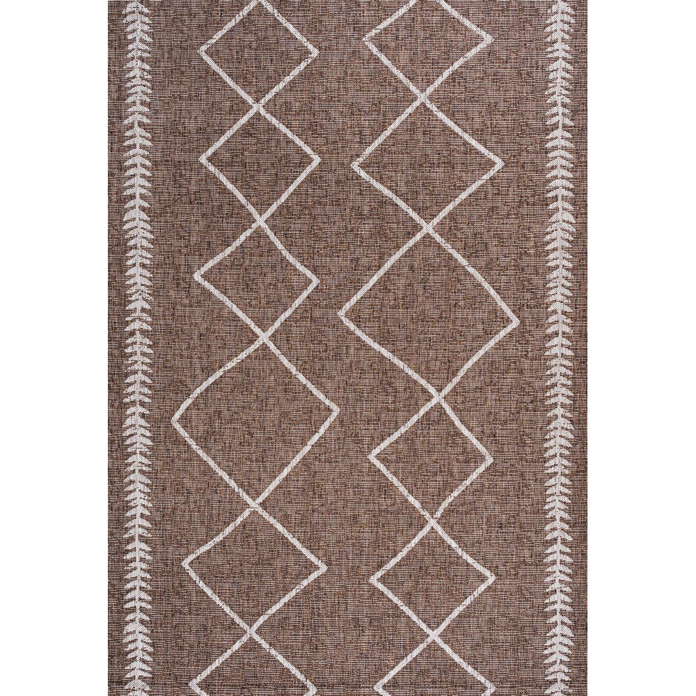 Gandra Derya Tribal Diamond Trellis Indoor/Outdoor Area Rug