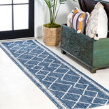 Gandra Derya Tribal Diamond Trellis Indoor/Outdoor Area Rug