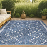 Gandra Derya Tribal Diamond Trellis Indoor/Outdoor Area Rug