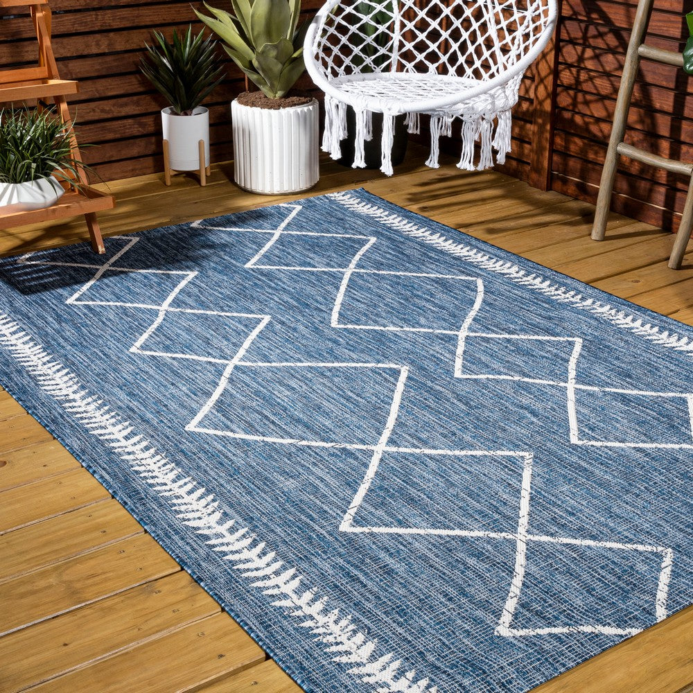 Gandra Derya Tribal Diamond Trellis Indoor/Outdoor Area Rug