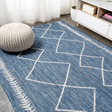 Gandra Derya Tribal Diamond Trellis Indoor/Outdoor Area Rug