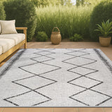 Gandra Derya Tribal Diamond Trellis Indoor/Outdoor Area Rug