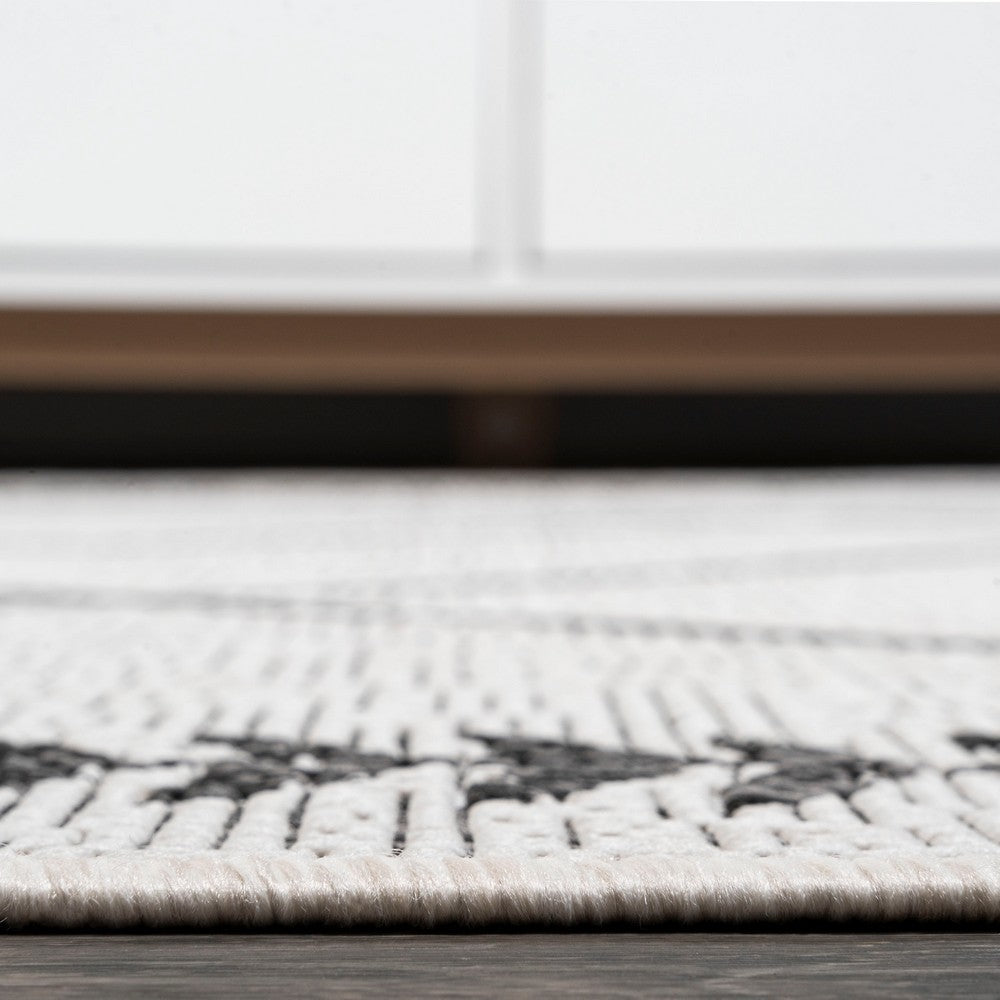 Gandra Derya Tribal Diamond Trellis Indoor/Outdoor Area Rug