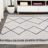 Gandra Derya Tribal Diamond Trellis Indoor/Outdoor Area Rug