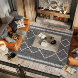 Gandra Derya Tribal Diamond Trellis Indoor/Outdoor Area Rug