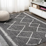 Gandra Derya Tribal Diamond Trellis Indoor/Outdoor Area Rug