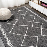 Gandra Derya Tribal Diamond Trellis Indoor/Outdoor Area Rug