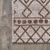 Guarda Kafel Tribal Bohemian Indoor/Outdoor Area Rug