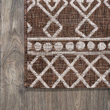 Guarda Kafel Tribal Bohemian Indoor/Outdoor Area Rug