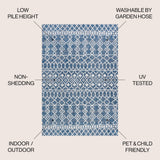 Guarda Kafel Tribal Bohemian Indoor/Outdoor Area Rug