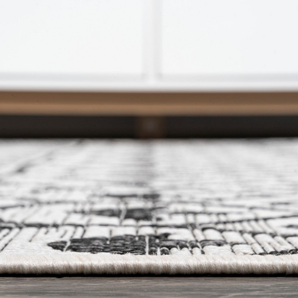 Guarda Kafel Tribal Bohemian Indoor/Outdoor Area Rug