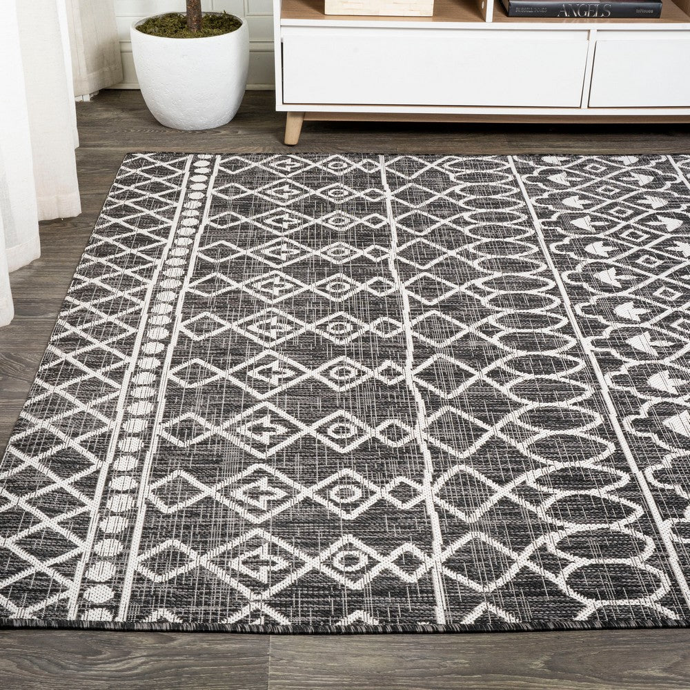 Guarda Kafel Tribal Bohemian Indoor/Outdoor Area Rug
