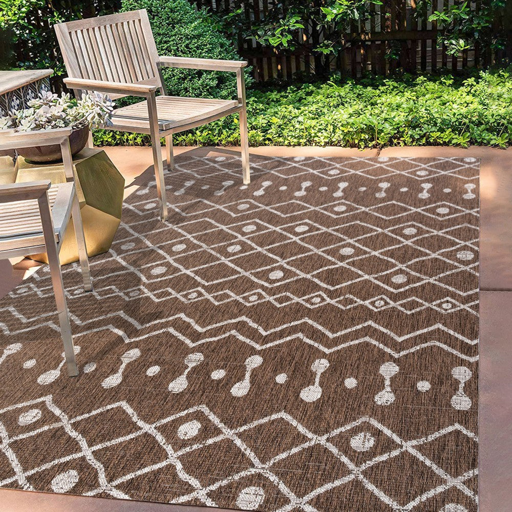 Elvas Nokat Tribal Bohemian Indoor/Outdoor Area Rug