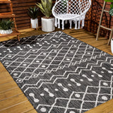 Elvas Nokat Tribal Bohemian Indoor/Outdoor Area Rug