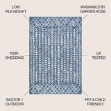 Esmortiz Tokay Bohemian Geometric Indoor/Outdoor Area Rug